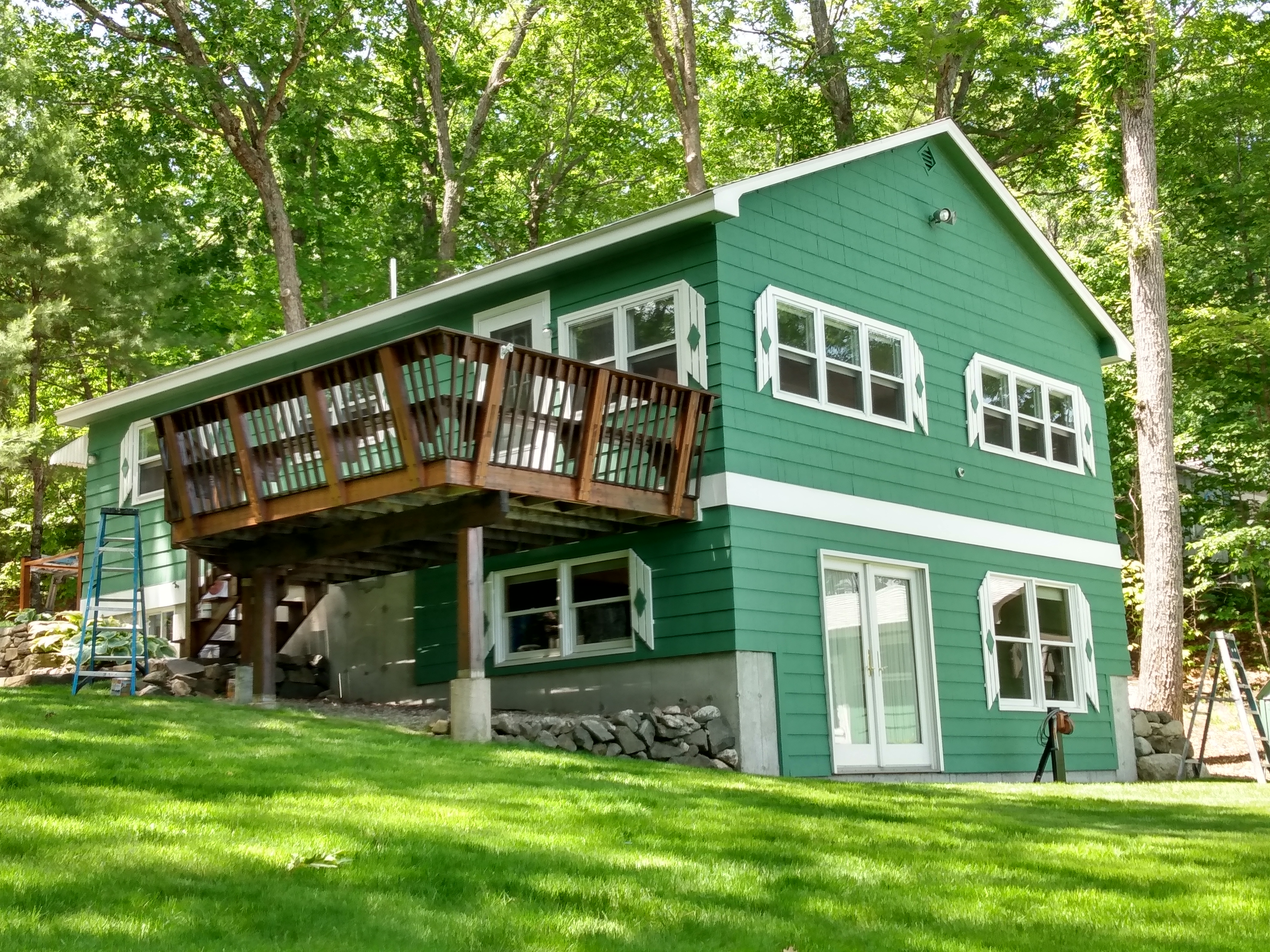 Freshly Painted Lake House